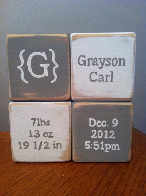 Personalized Birth Announcement Baby Gifts POPSUGAR Moms
