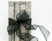 Black and White Wedding, Italian Decor, Bridal Shower, Modern, Office, Old World, San Francisco Decor,Italian Books,Chic Decor