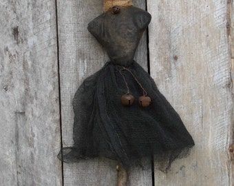 Primitive Witch/My Primitive Blind Witch Poke Instant download Pattern/primitive halloween witch/primitive pattern