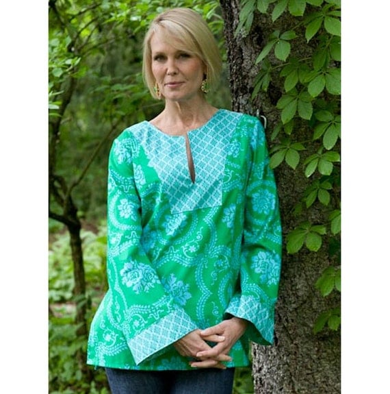 Sis Boom Patricia Tunic with Scientific Seamstress Pattern and Instructions, PDF Sewing Pattern E-Book
