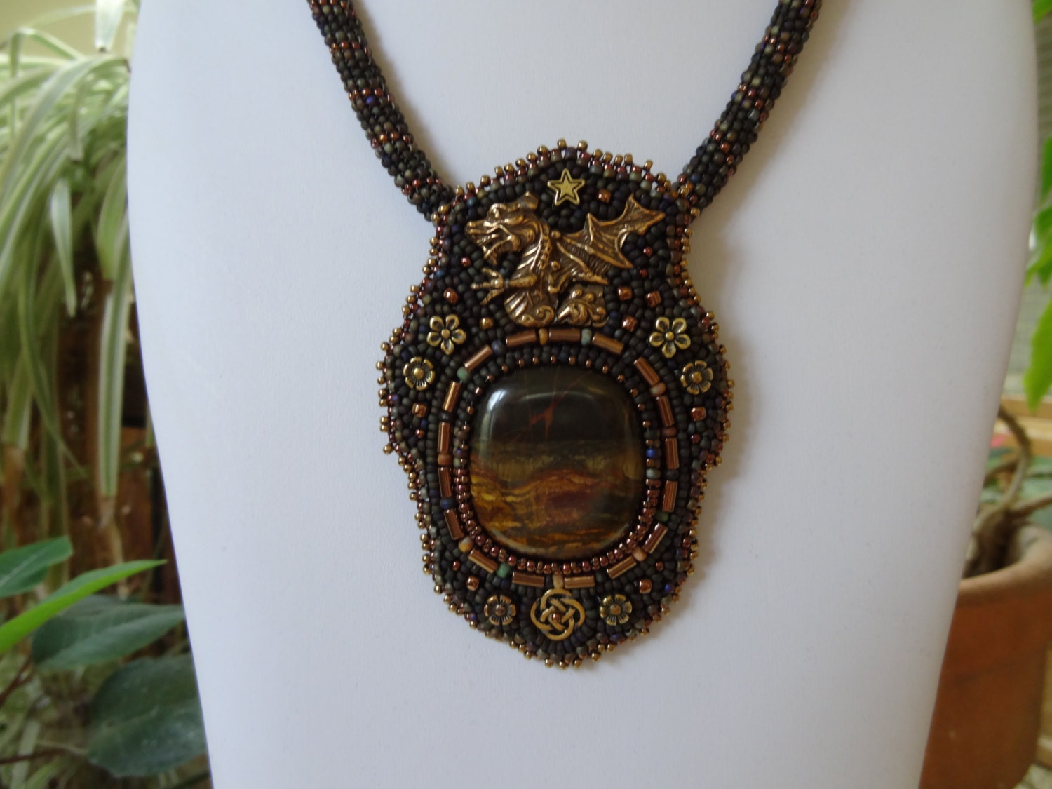 Dragon's Lair Cast Bronze Dragon Tiger Iron Bronze by gayhuntley