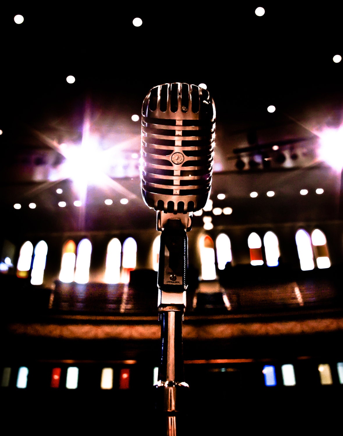 Vintage Microphone Nashville Ryman Auditorium The Original