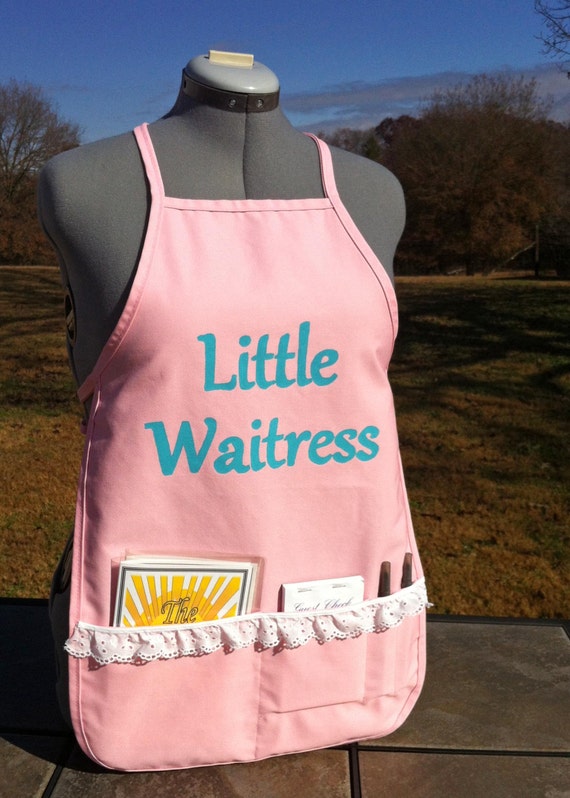 Little Waitress Apron by LiberatorDesigns on Etsy