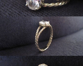 braied rope wedding rings