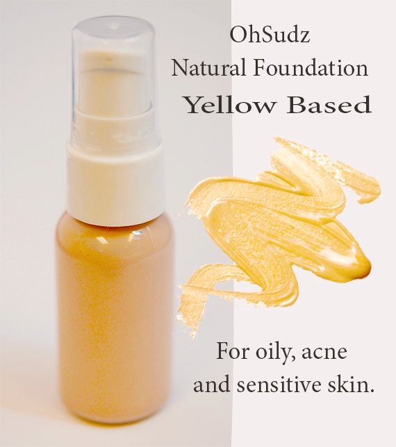 YELLOW BASED Liquid Foundation All Natural Foundation by OhSudz