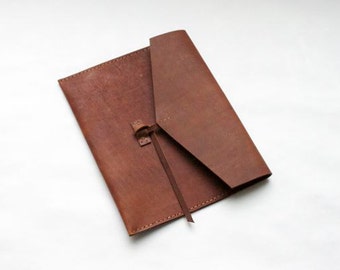 Leather Ipad Case, Leather Folio or Clutch- Cover Only