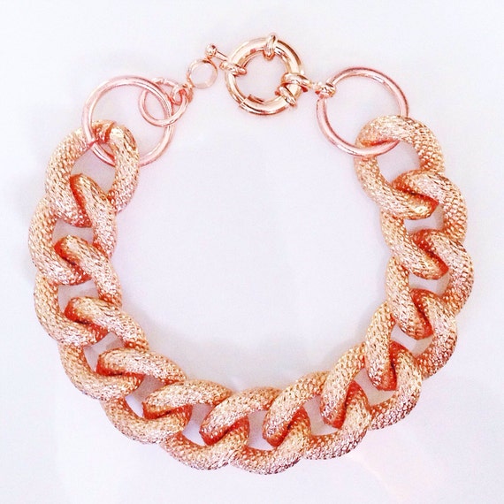 Bracelet, Link Rose price Tone gold Bracelet  Drop Chain Rose Gold  Price rose   Gold bracelet