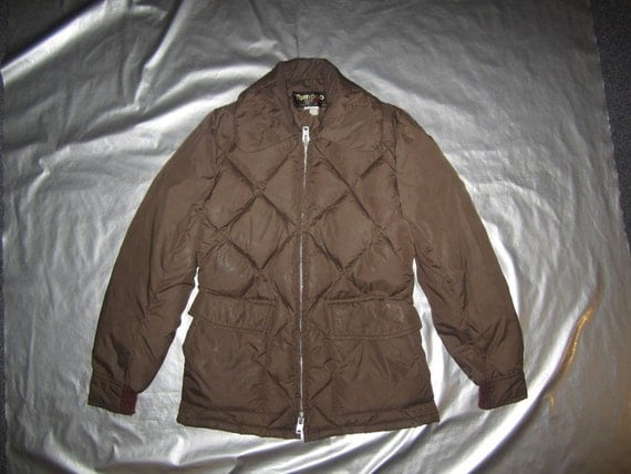Vintage Down Jacket By Tempco of Seattle Brown by ModernArt