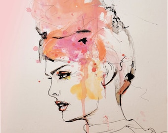 Insouciant - Fashion Illustration Art Print