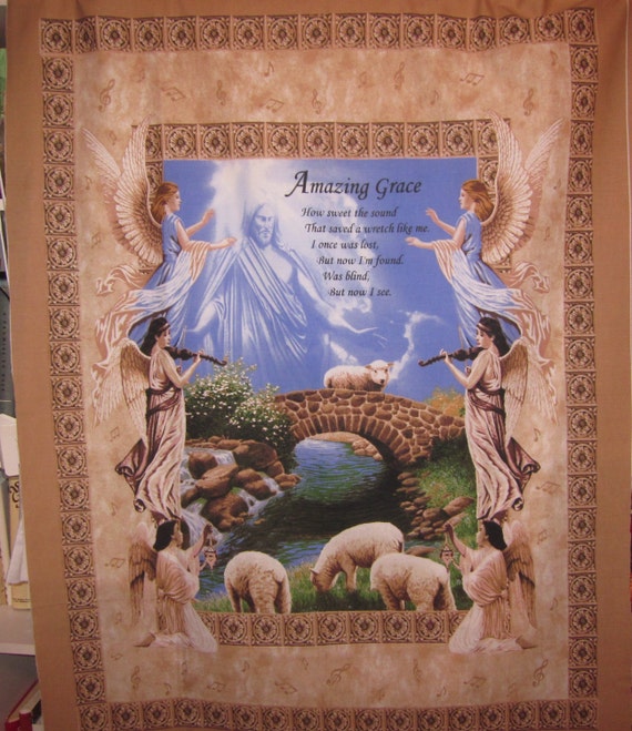 Amazing Grace Quilt Panel By Kimnkitties On Etsy