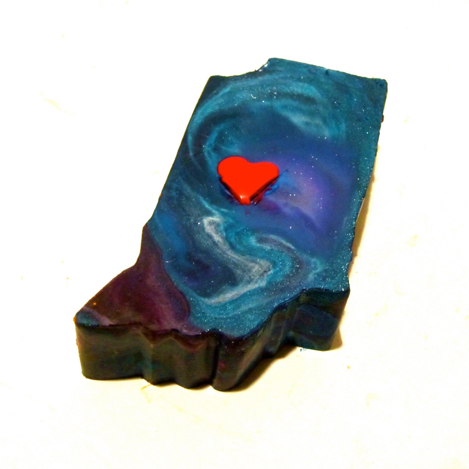 State CRAYONIndiana Love Recycled Rainbow Crayon 1 Indiana