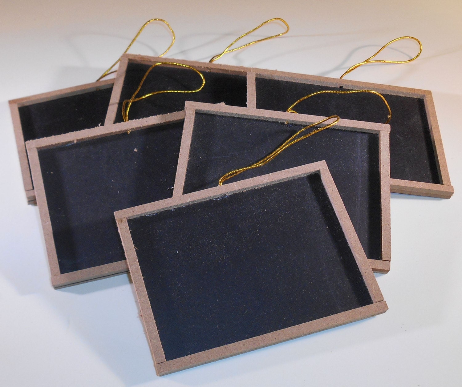 6 mini pizarras de madera marco de pizarra de 3 x 4 pulg.