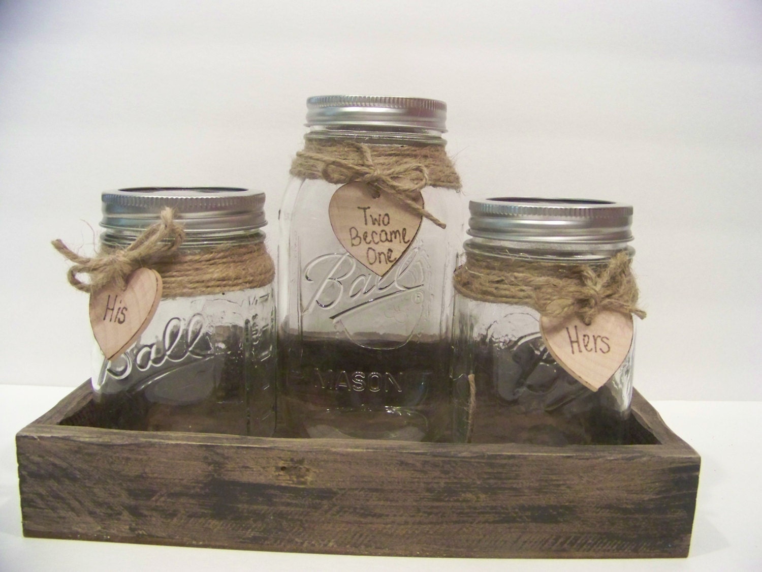 Sand unity set his and hers unity sand personalized rustic