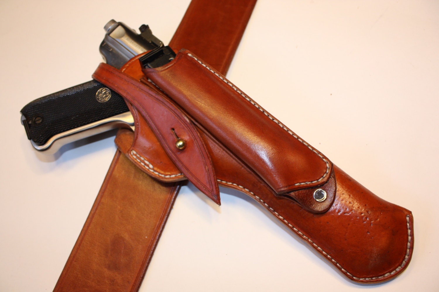 Belt Holster For Ruger Mk I Ii Iii By Timelyaccessories On Etsy 8306