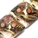 Glass Lampwork Bead Set - Four Blushing Pink Stardust Pillow Beads 10603514