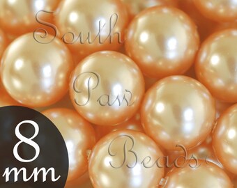 Style 5810 Rose Gold by Swarovski Elements, 8mm glass pearls (25)