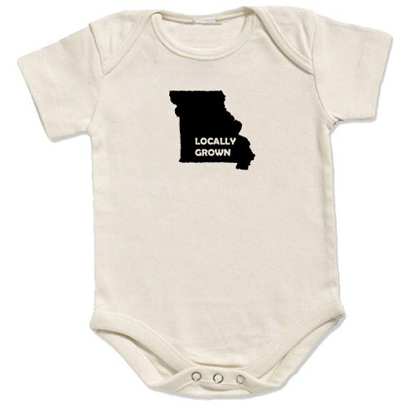 Locally Grown Screen Printed Onesie By Herdentedcurls On Etsy