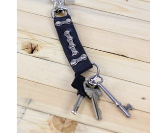 Recycled Bike Tube Keychain
