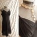 60s Lingerie // Vintage 1960s Black Vanity Fair Slip 36 Size M