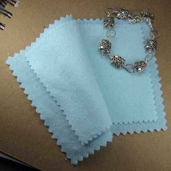 Items similar to Jewelry Cleaning Cloth, Silver Polishing Cloth, Jewelry Care, 4x7 Inch on Etsy