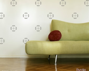 Vinyl Wall Decals- 50 Small Rosette Graphics style 2, Wallpaper, Stickers, item 10031