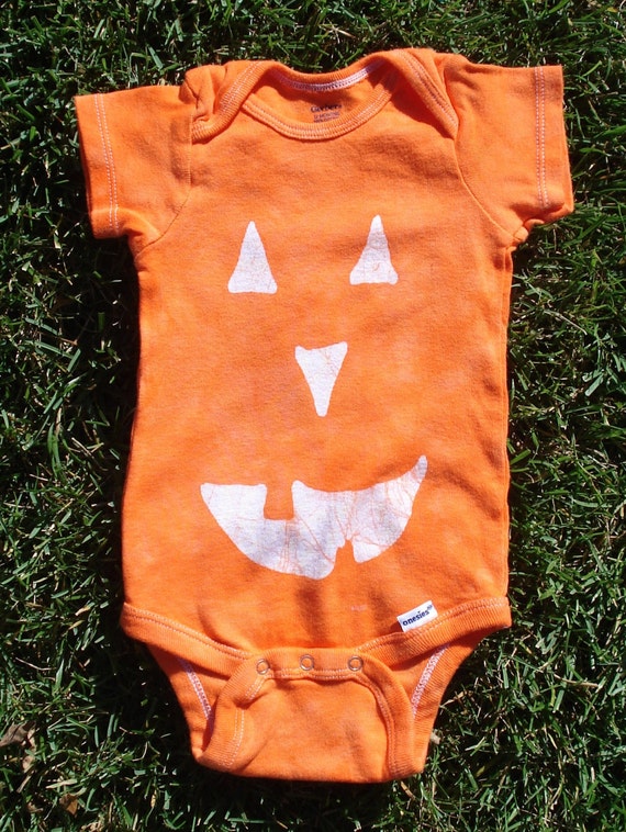 Pumpkin Onesie Halloween Pumpkin Baby Onesie CUSTOM MADE