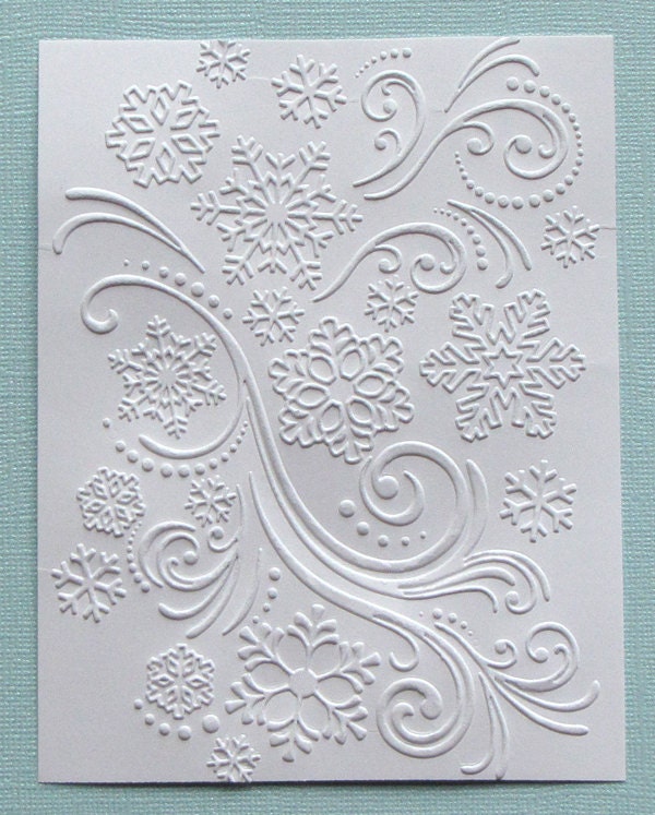 Snowflake Swirl - Darice folders - a2 Embossing Folders - a2 folders ...