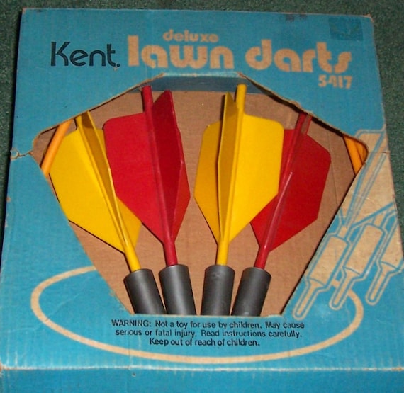 Kent Lawn Darts Deluxe Collector Set All Original in Box
