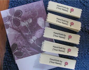 Sew in labels pretty in pink