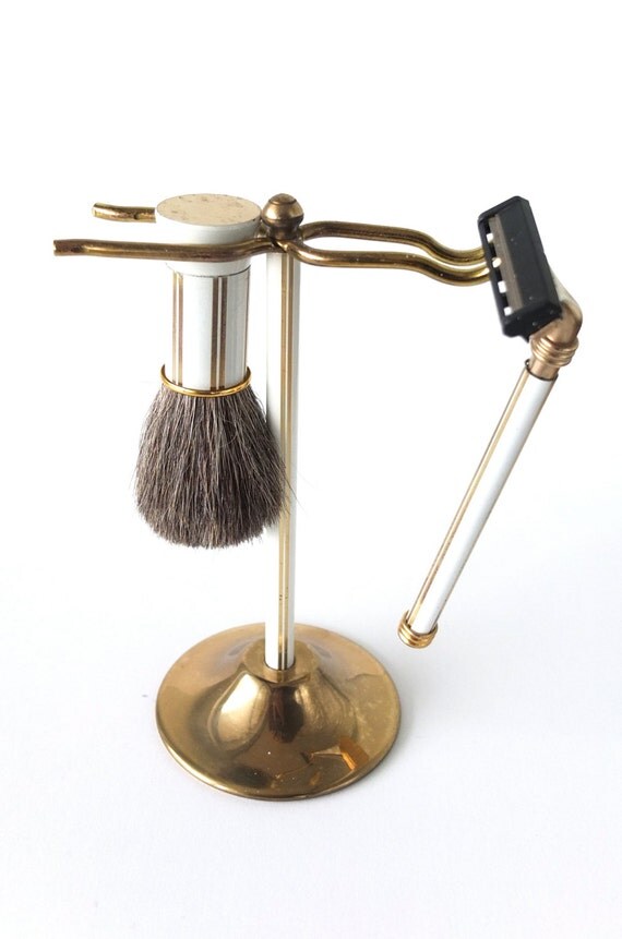 Italian Vintage Hair Shaving Kit by PortugueseVintage on Etsy