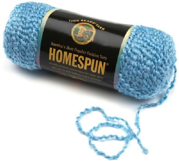 New Lion Brand Homespun Yarn 391 BLUE SKY By JDCrochetCreations   Il Fullxfull.492409082 2268 