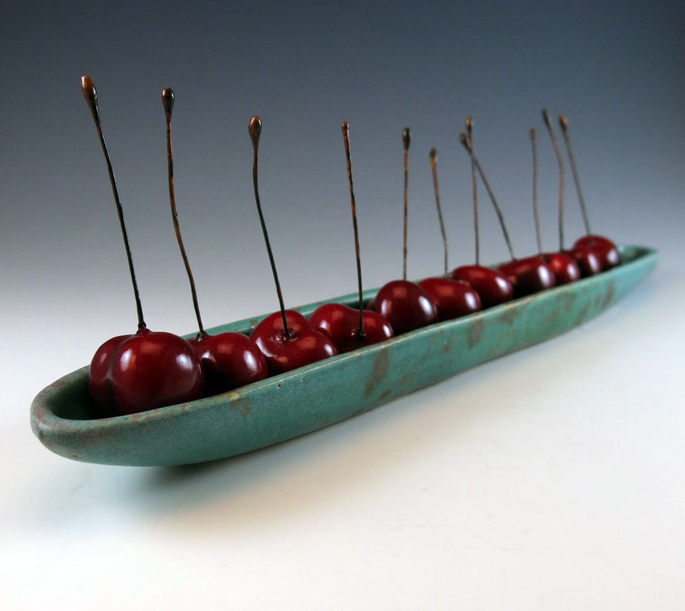 Pottery Olive Bowl Olive Dish Handmade Serving Bowl