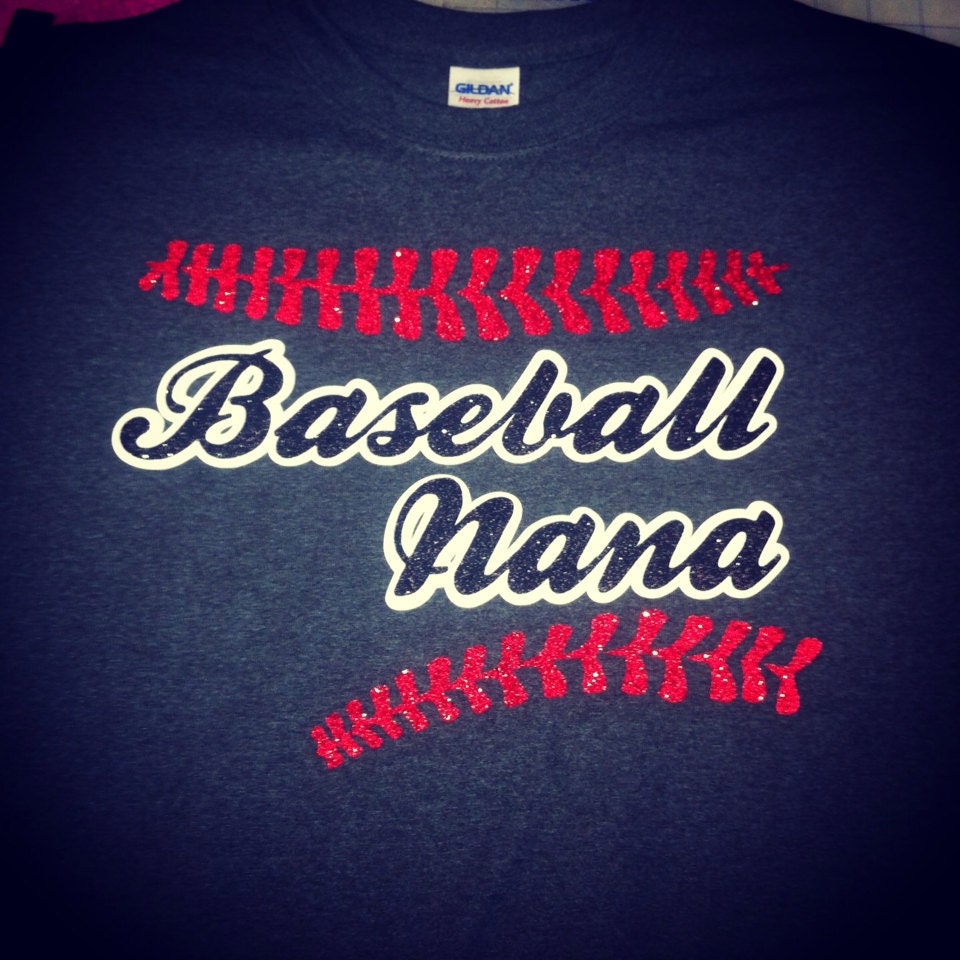 Custom shirt baseball nana by Rocknmamadesigns on Etsy
