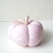 Pink and White Polka Dot Pumpkin Pincushion