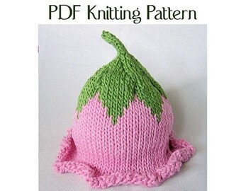 Baby Flower Fairy Hat Pattern, knit, Boston Beanies