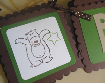 Camping Birthday Banner, Camping Banner, Birthday Banner, Boy Birthday Banner