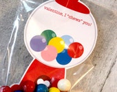 DIY Printable Valentine Card - Gumball Machine - INSTANT DOWNLOAD Il_170x135
