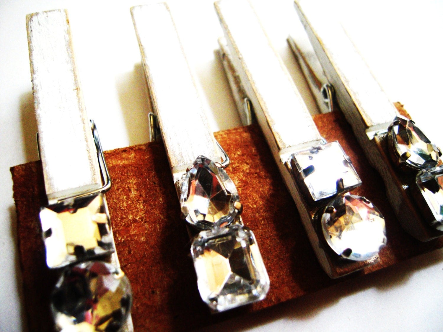 Decorative Clothespins Clothes Pins Wooden Painted White