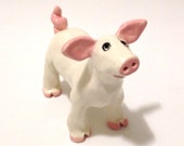 Ceramic Pig Sculpture