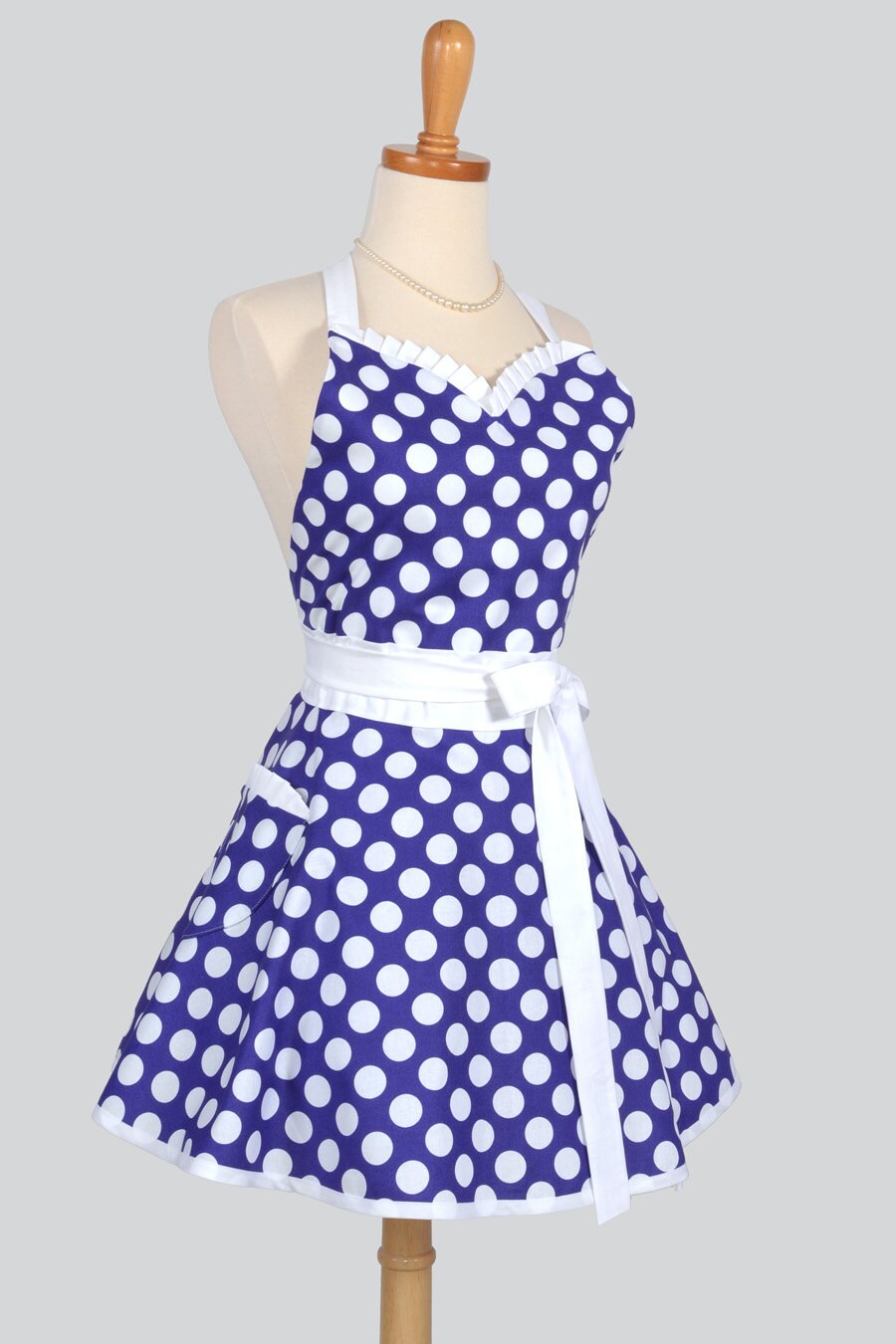 Sweetheart Retro Apron Sexy Kitchen Apron In Purple And