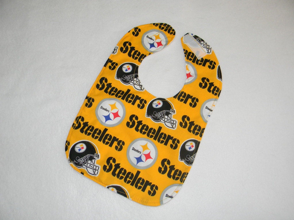 Pittsburgh Steelers baby bib