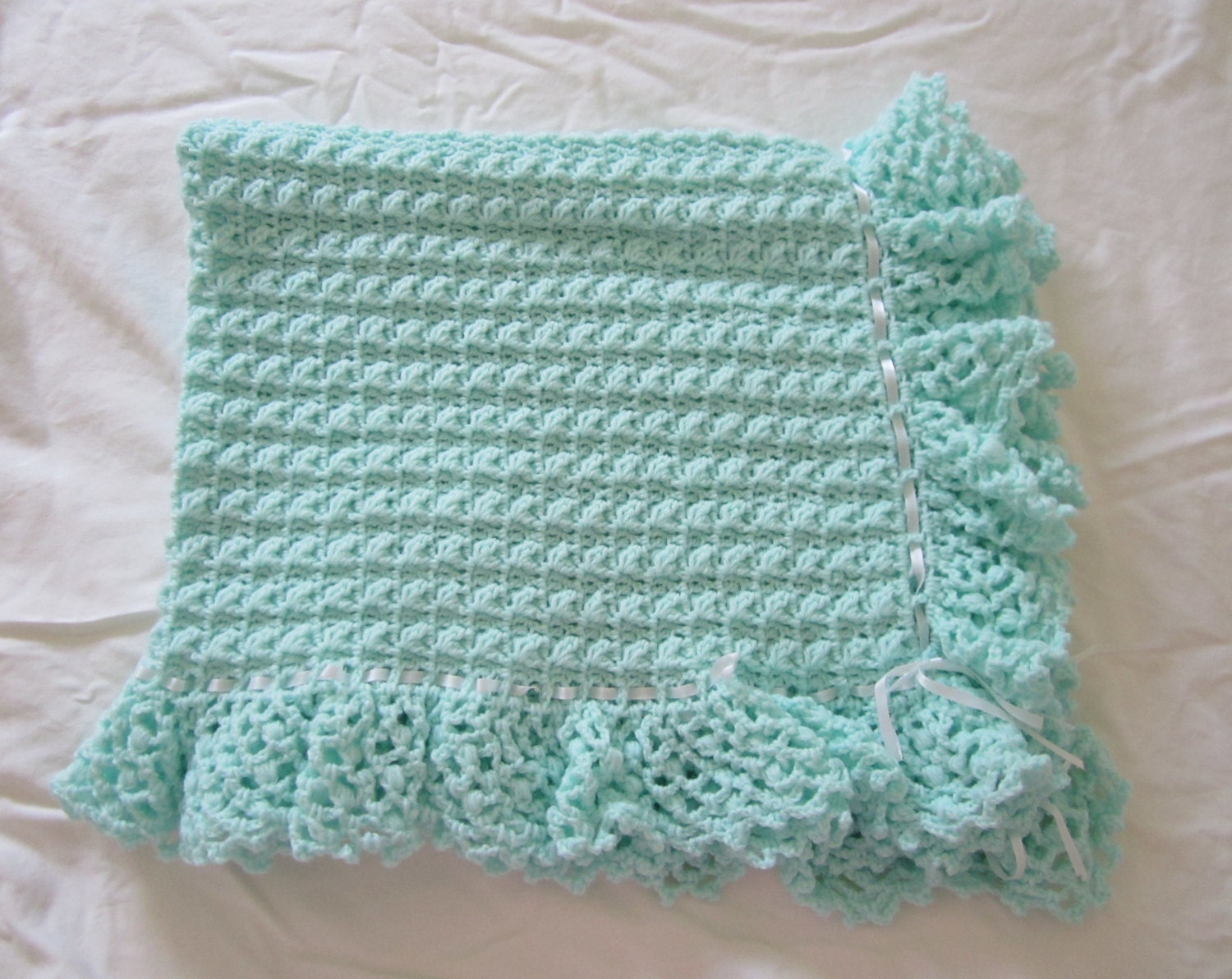 Baby Blanket Crocheted Unisex Afghan Gender Neutral Baby by bb2213