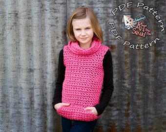 striped jumper pattern crochet pattern, sweater top pattern, crochet Girls crochet pattern Crochet