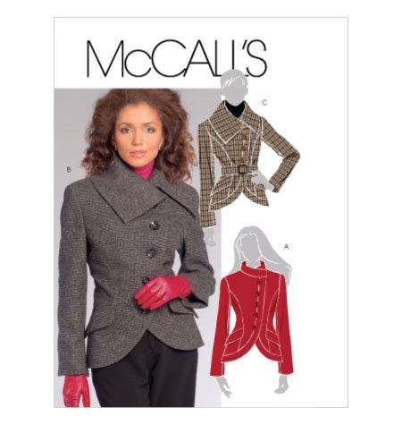McCalls Jacket Pattern M5759 Misses' Jacket by ThePatternSource
