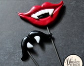 Halloween Photo Booth Prop Set - His and Hers Vampire Costumes Il_170x135