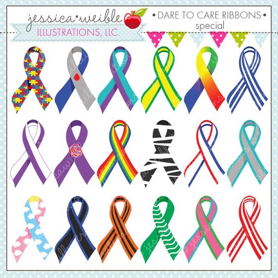 Dare to Care Special Awareness Ribbons for Commercial or