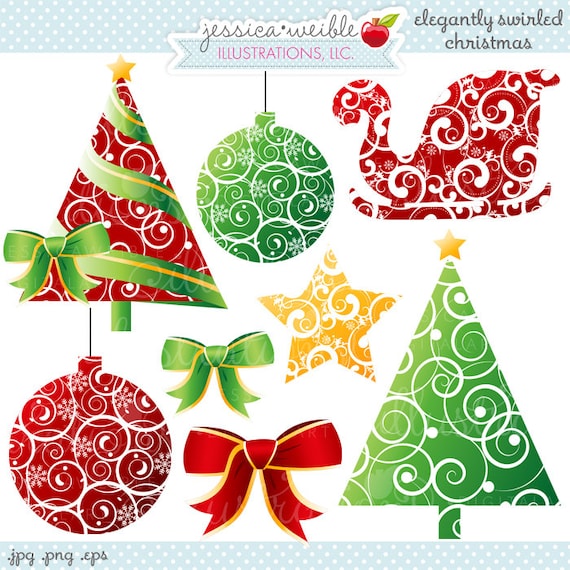 free elegant christmas clip art - photo #31