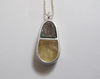sterling silver teardrop necklace