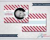 5x7 Christmas Card Templates, Holiday Card Templates, Photographer Templates, PSD Template for Photographers - Design 416 Il_170x135