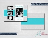 Flat 5x7 Holiday Card Photoshop templates for Photographers(420) Il_170x135